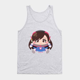 Round D.va - OW Tank Top